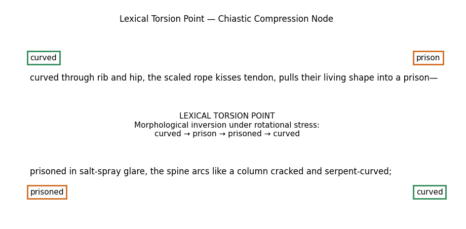 Lexical Torsion Point